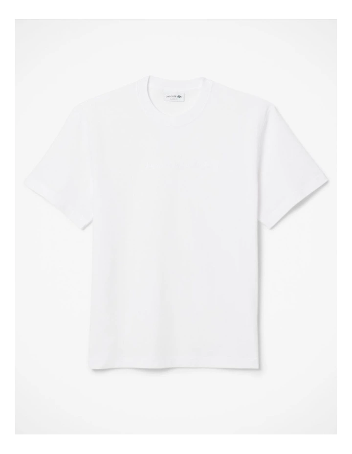 Core Orignals Lacoste Heritage T/Shirt White image 5