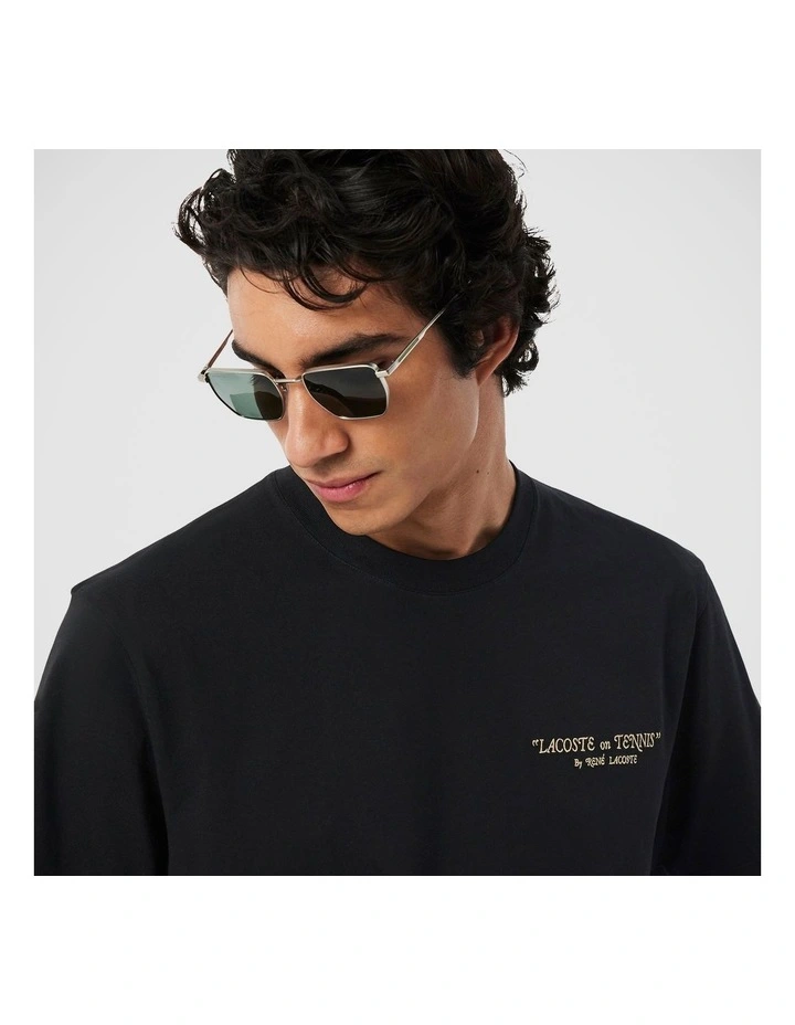 Core Originals Medium Jersey T-Shirt Black image 4
