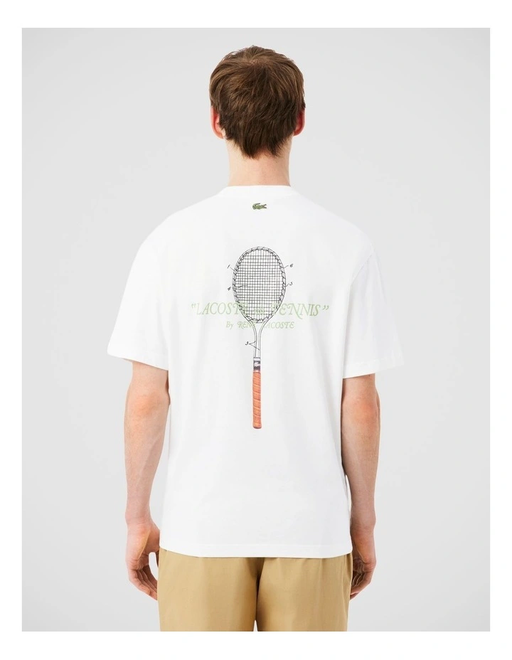 Core Originals Medium Jersey T-Shirt in White image 2