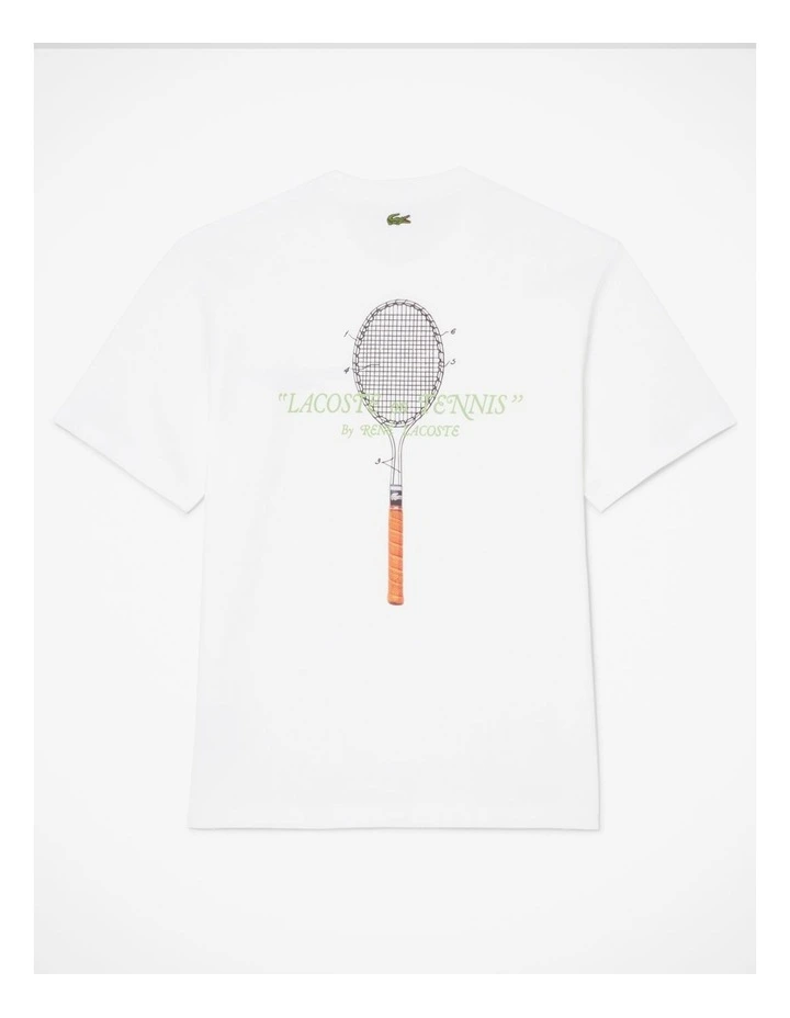 Core Originals Medium Jersey T-Shirt in White image 6