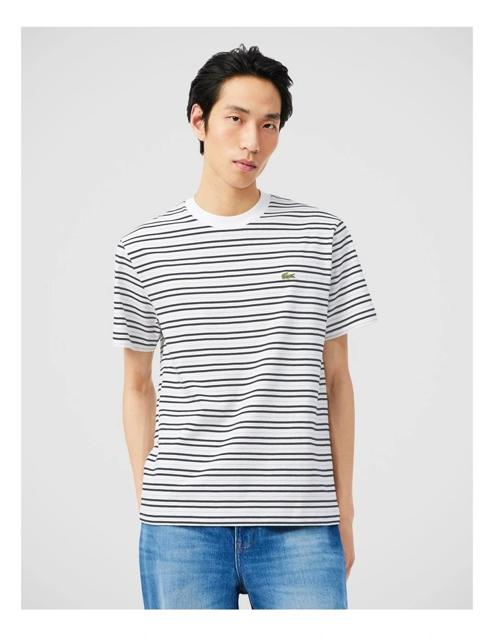 Core Essentials Medium Jersey T-Shirt Blackbird/Flour image 1