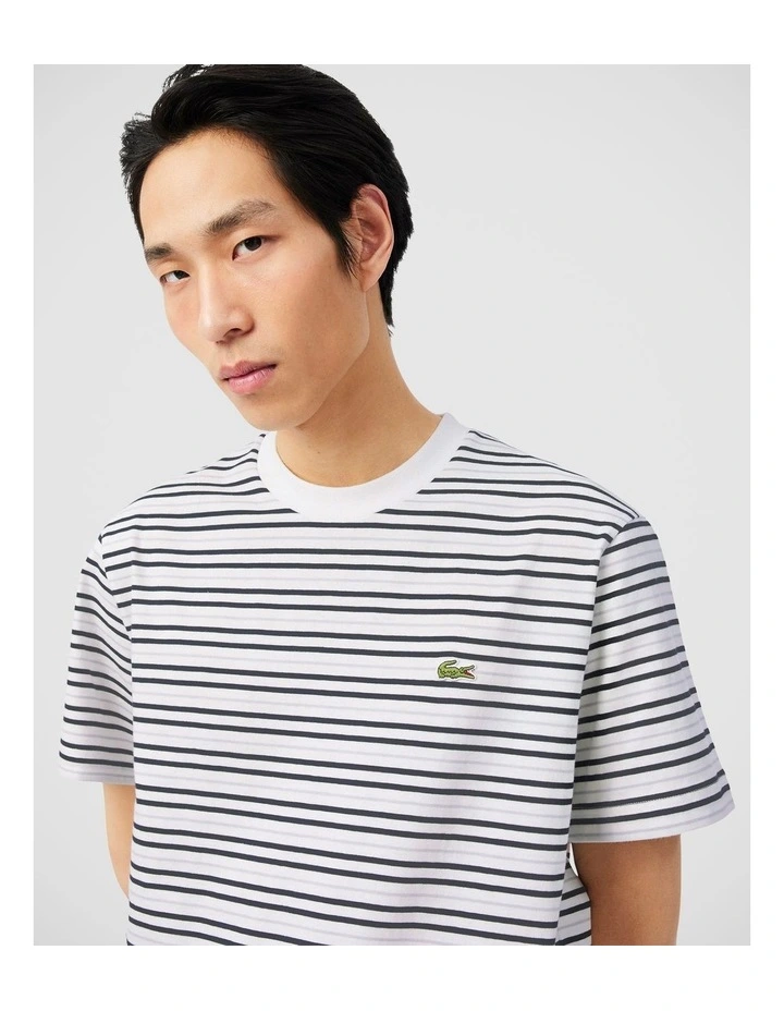 Core Essentials Medium Jersey T-Shirt Blackbird/Flour image 3