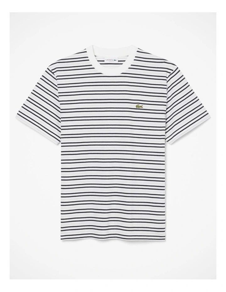 Core Essentials Medium Jersey T-Shirt Blackbird/Flour image 5