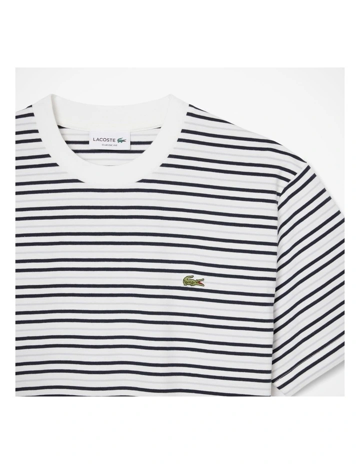 Core Essentials Medium Jersey T-Shirt Blackbird/Flour image 6