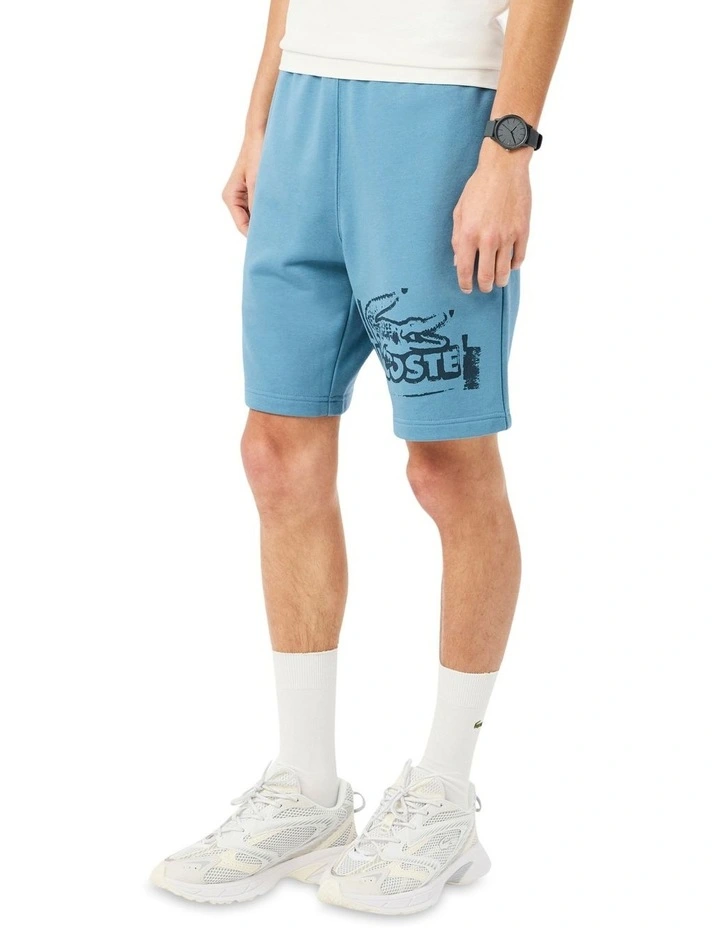 Summer Fleece Shorts in Limestone/Falcon image 3