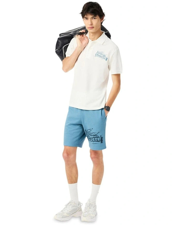 Summer Fleece Shorts in Limestone/Falcon image 6