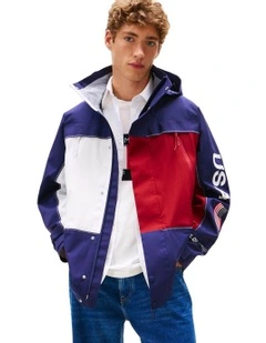 U.S. Sail GP Team Ripstop Relaxed Windbreaker in Multi