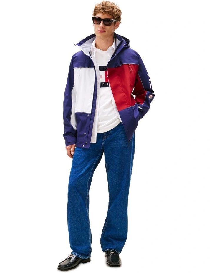 U.S. Sail GP Team Ripstop Relaxed Windbreaker in Multi image 4