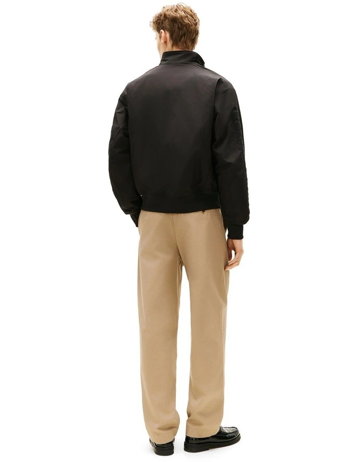 Logo Embroidery Racing Jacket in Black image 4