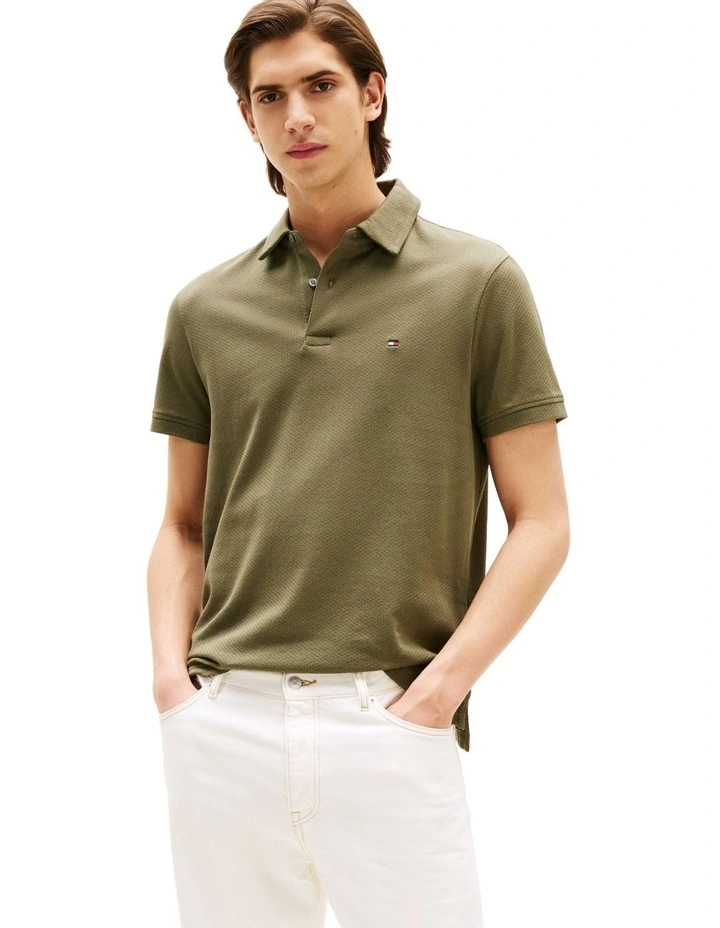New Structure Polo Shirt in Green image 1