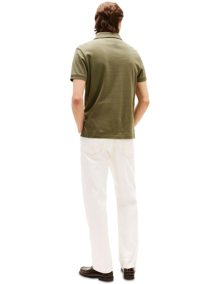 New Structure Polo Shirt in Green image 2