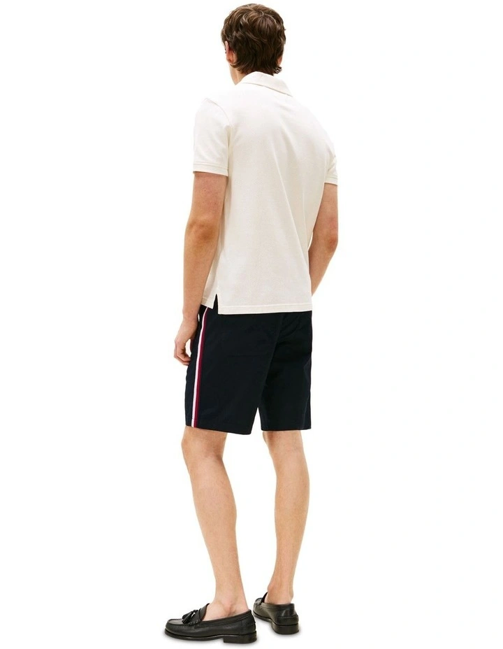 New Structure Polo Shirt in Cream image 2