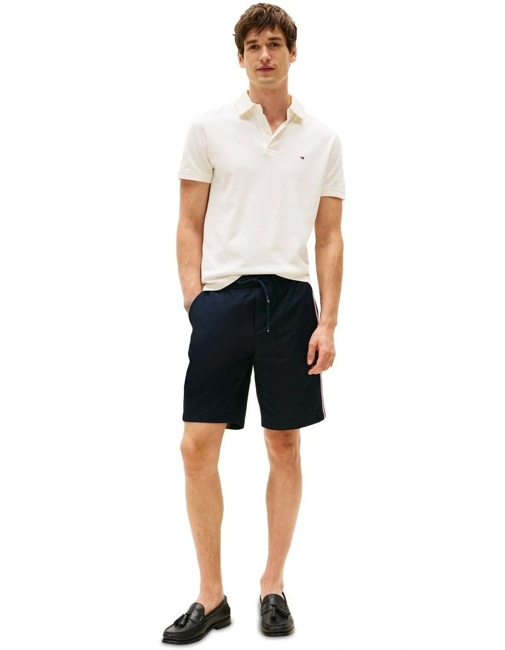 New Structure Polo Shirt in Cream image 4