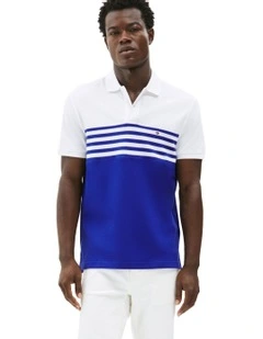 Colourblock Regular Polo in Blue