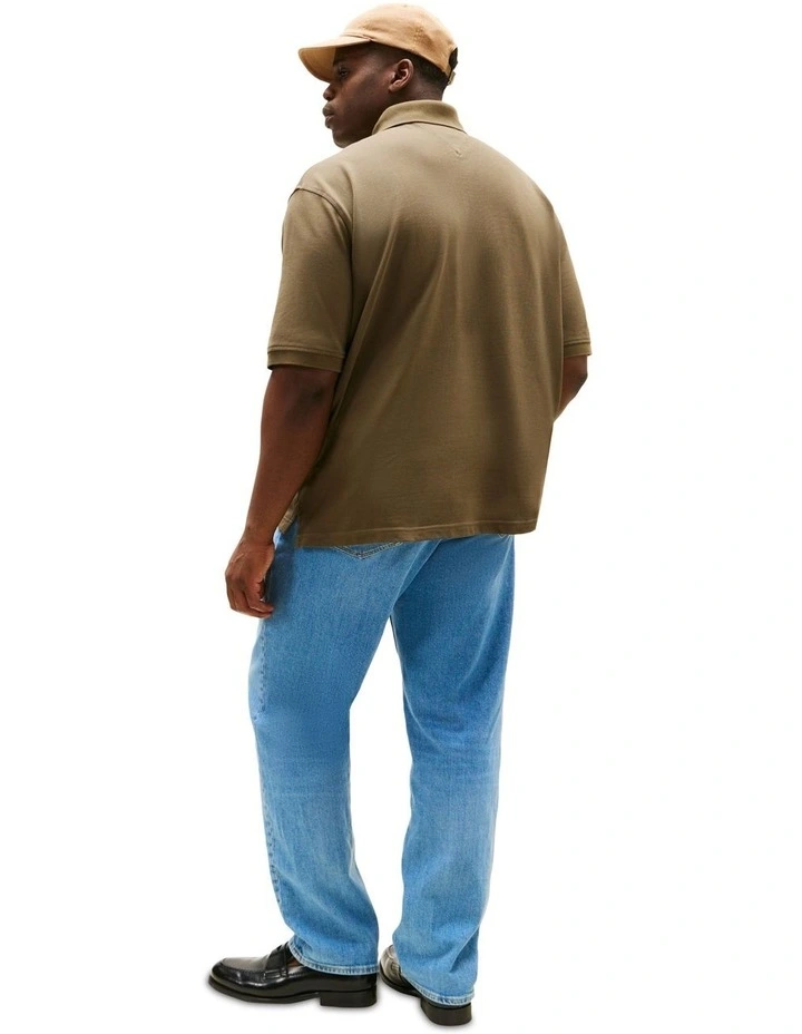Plus 1985 Collection Regular Fit Polo Shirt in Green image 2