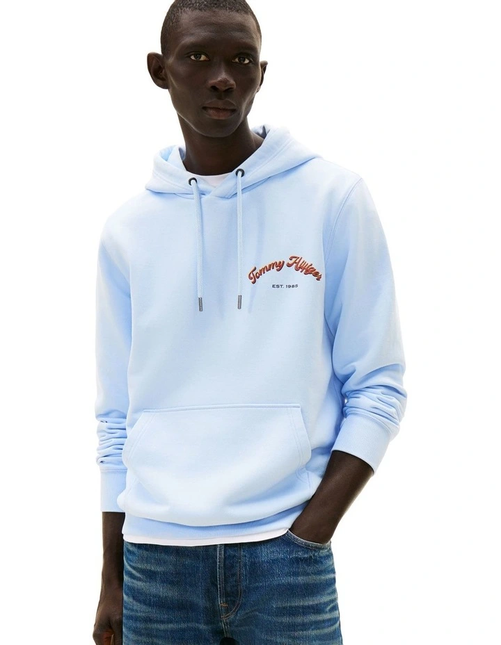 Graphic Hoodie in Blue image 1