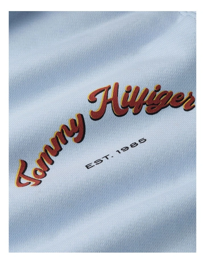 Graphic Hoodie in Blue image 7