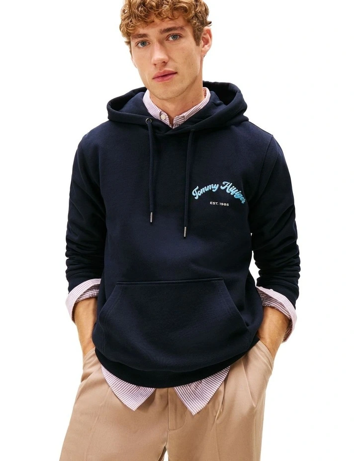 Graphic Hoodie in Navy image 1