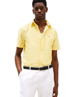 Regular Fit Short Sleeve Shirt in Yellow