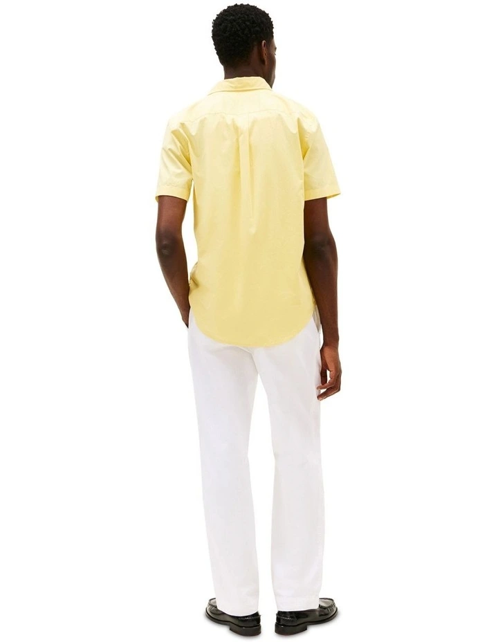 Regular Fit Short Sleeve Shirt in Yellow image 2