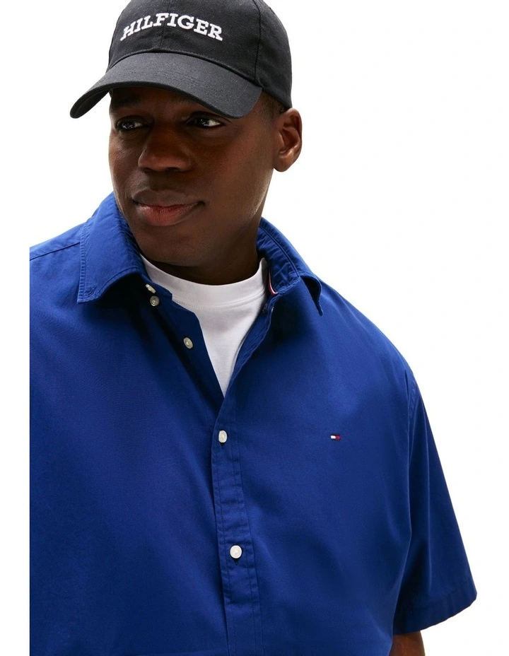 Big & Tall Flex Poplin Shirt in Blue image 3