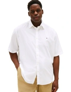 Big & Tall Flex Poplin Shirt in White