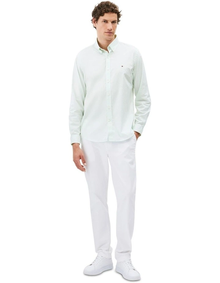 Oxford Solid Shirt in Green image 4