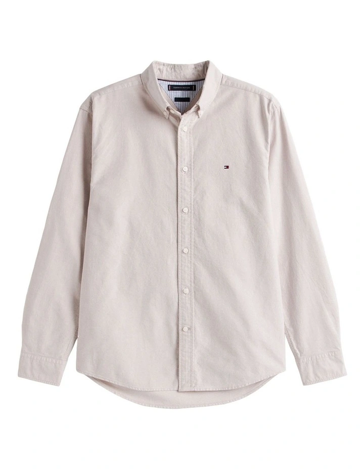 Heritage Regular Fit Oxford Shirt in Green image 5