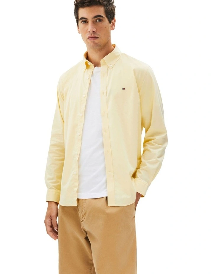 Oxford Solid Shirt in Yellow image 1