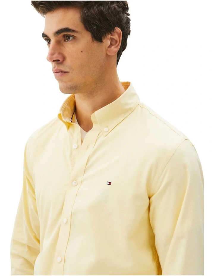 Oxford Solid Shirt in Yellow image 3