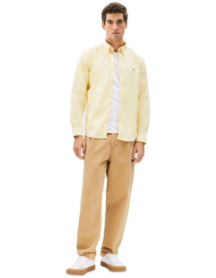 Oxford Solid Shirt in Yellow image 4