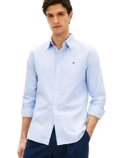 Heritage Oxford Gingham Shirt in Blue