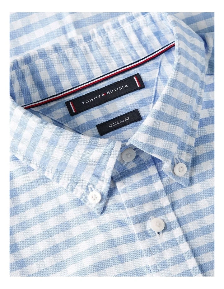 Heritage Oxford Gingham Shirt in Blue image 6