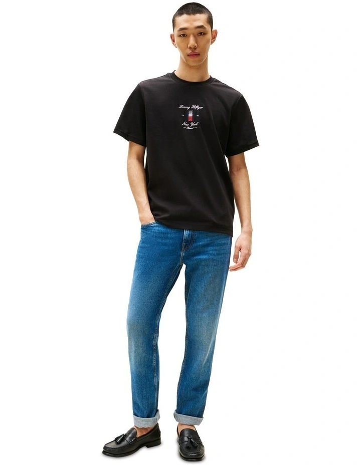 Seasonal Flag Logo Tee in Black image 4