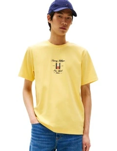 Seasonal Flag Logo Tee in Yellow