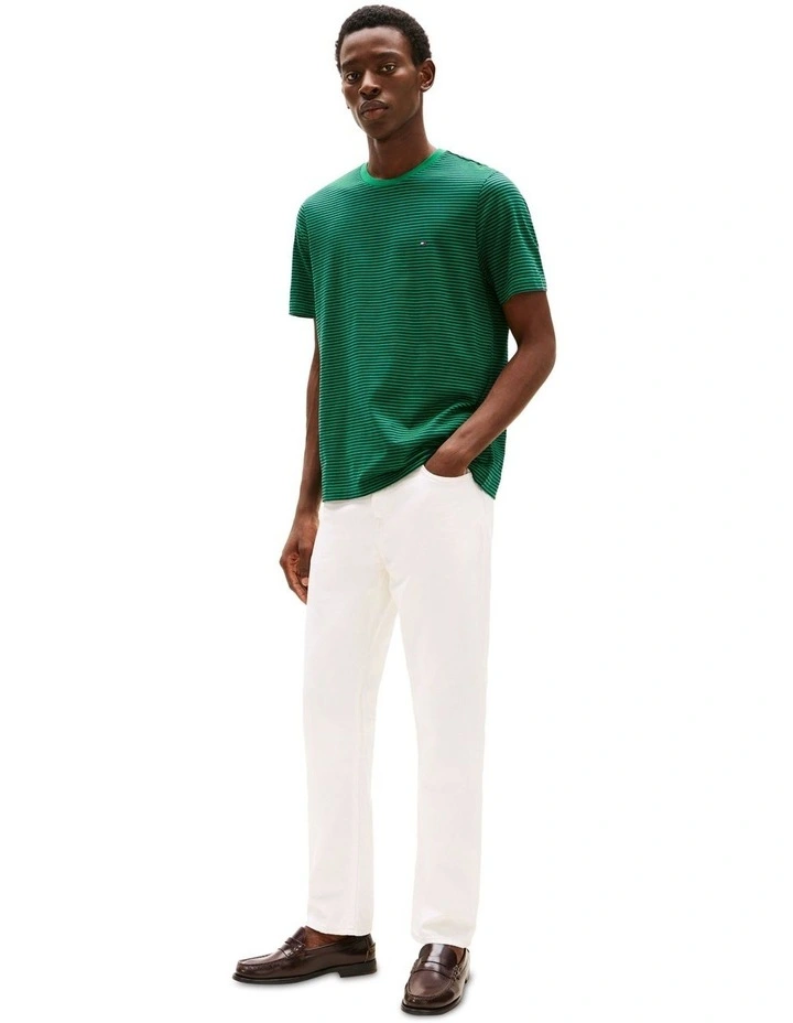 Crew Neck T-shirt in Green image 3