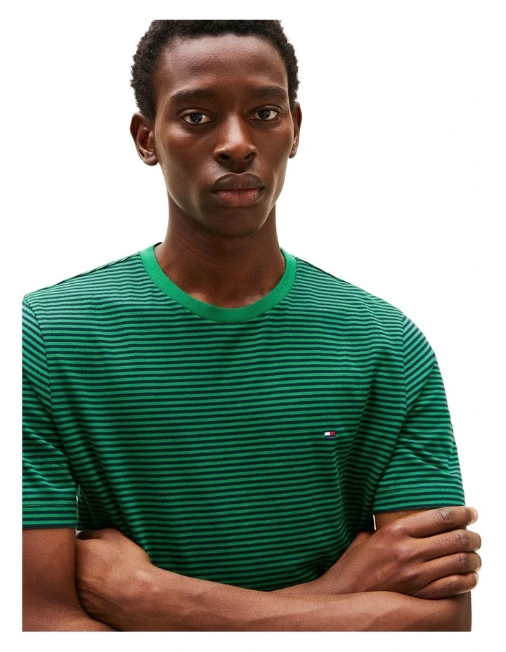 Crew Neck T-shirt in Green image 4