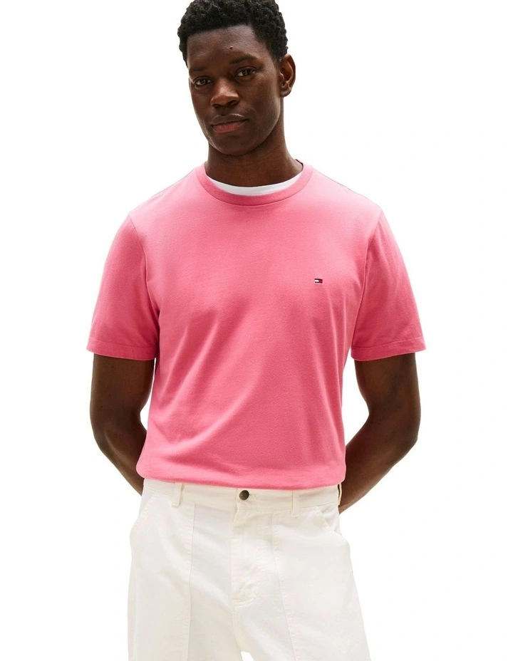 Crew Neck T-shirt in Pink image 1