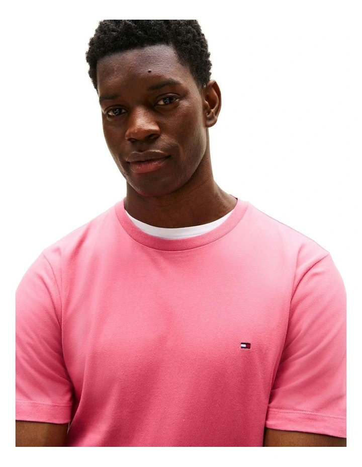 Crew Neck T-shirt in Pink image 3