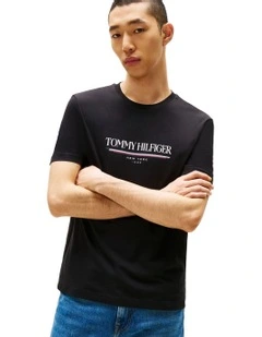 Logo Crew Neck T-Shirt in Black