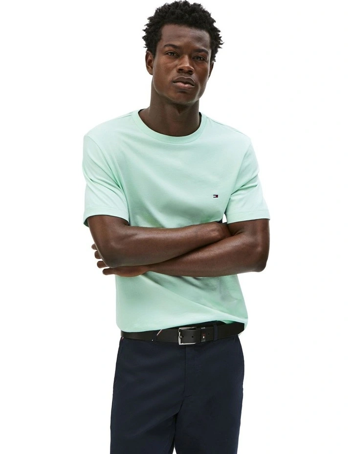 Crew Neck T-shirt in Green image 1