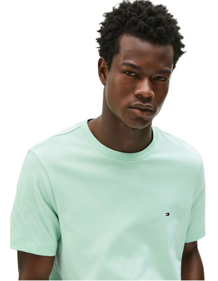 Crew Neck T-shirt in Green image 3