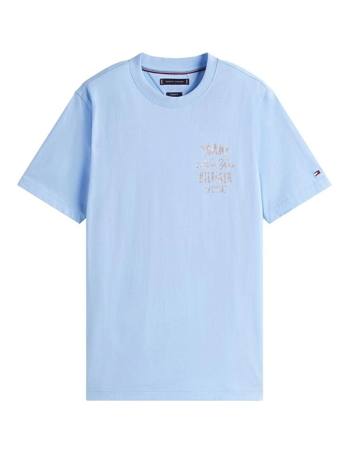 Inverse Climate Graphic Tee in Blue image 5