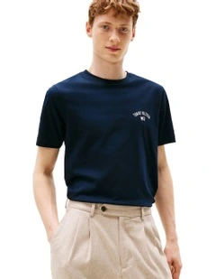 Inverse Graphic Tee in Blue