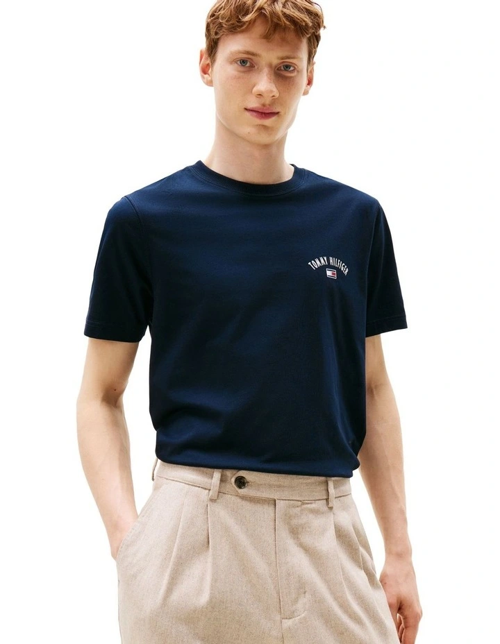 Inverse Graphic Tee in Blue image 1