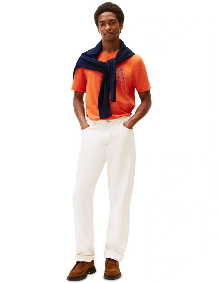 Inverse Climate Graphic Tee in Orange image 4