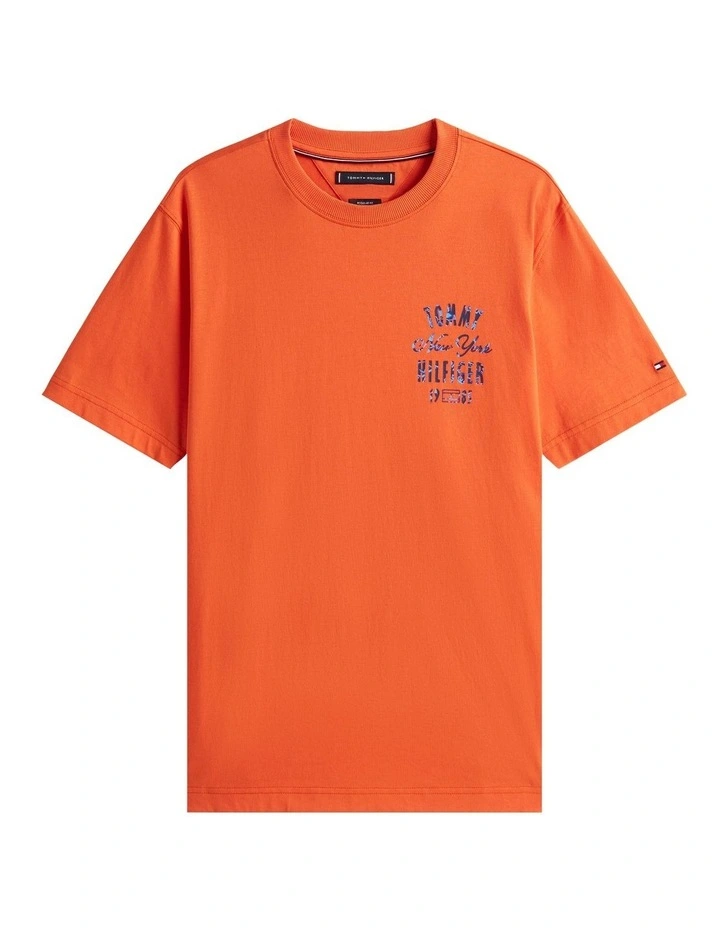 Inverse Climate Graphic Tee in Orange image 5
