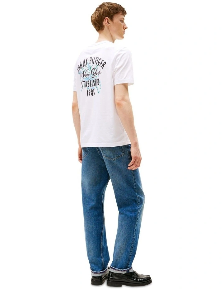 Inverse Graphic Tee in White image 2