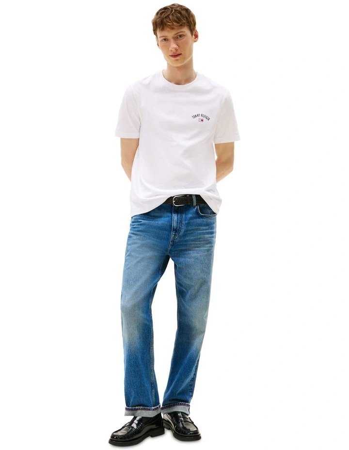 Inverse Graphic Tee in White image 4