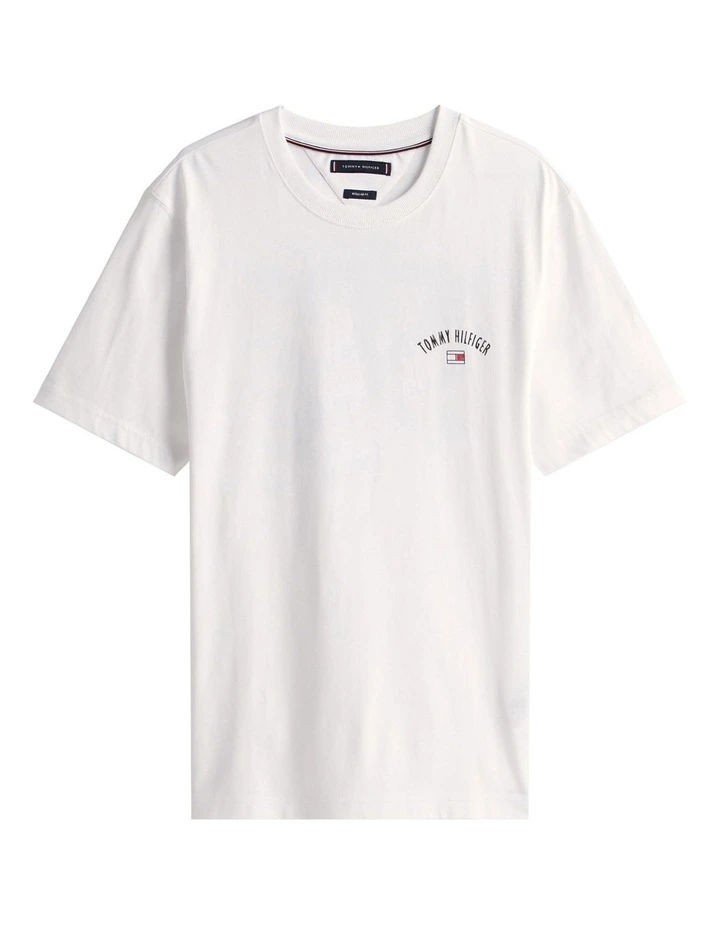 Inverse Graphic Tee in White image 5